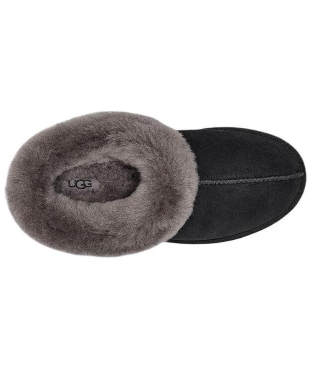 UGG AUSTRALIA Черные замшевые ботинки, фото 5