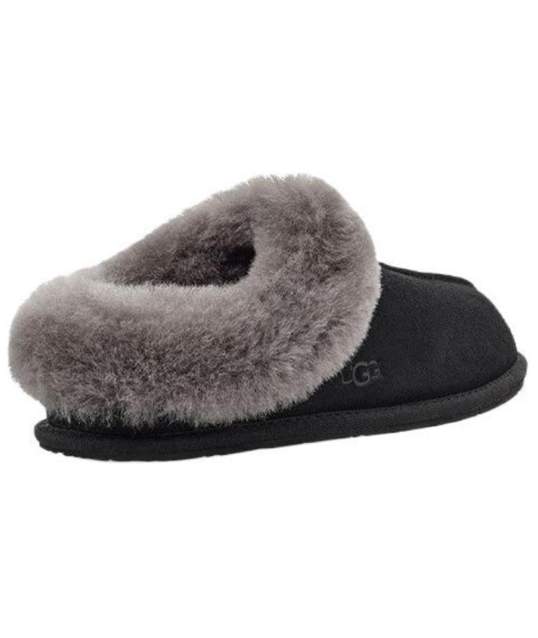 UGG AUSTRALIA Черные замшевые ботинки, фото 4