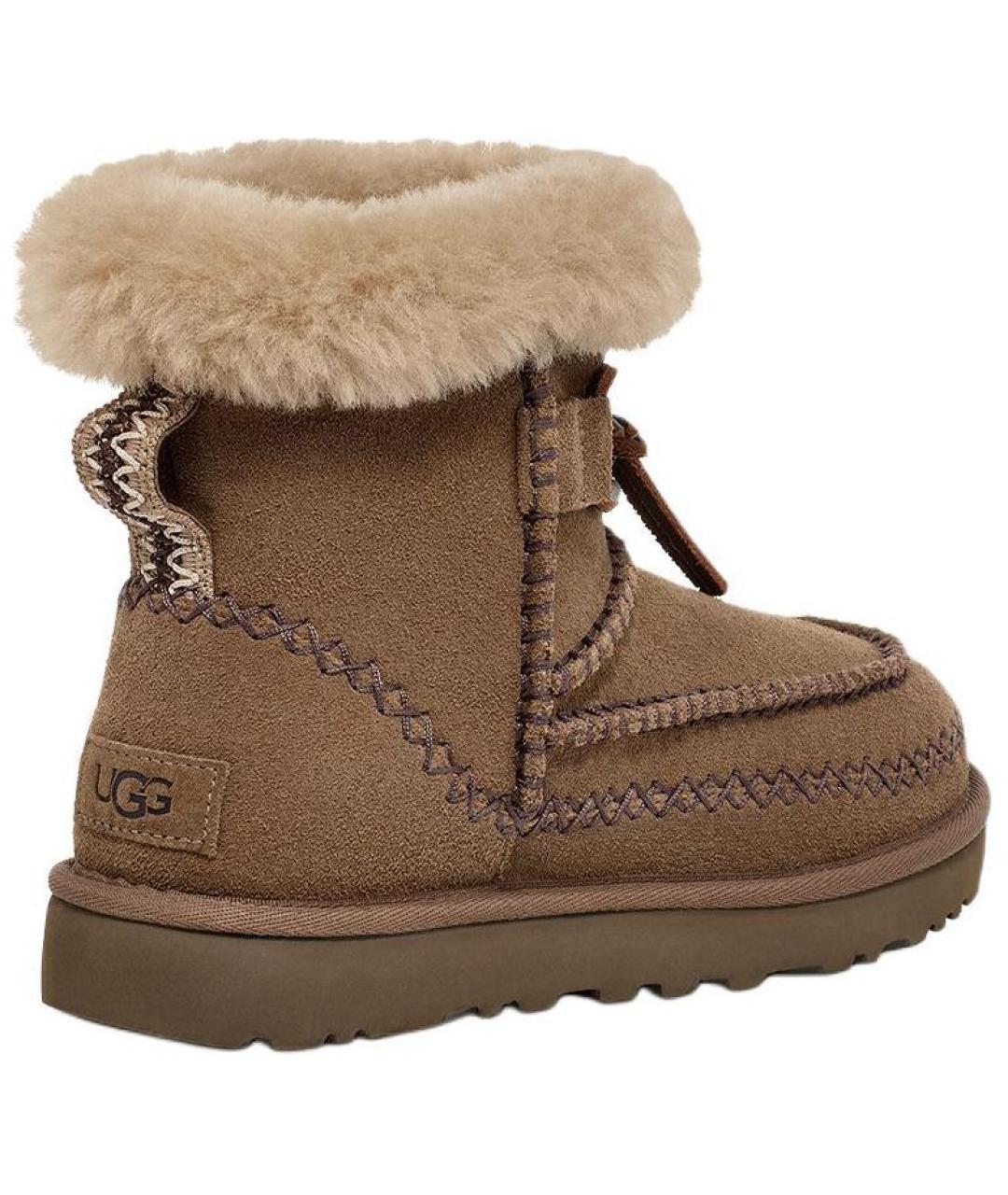 UGG AUSTRALIA Коричневые ботинки, фото 4