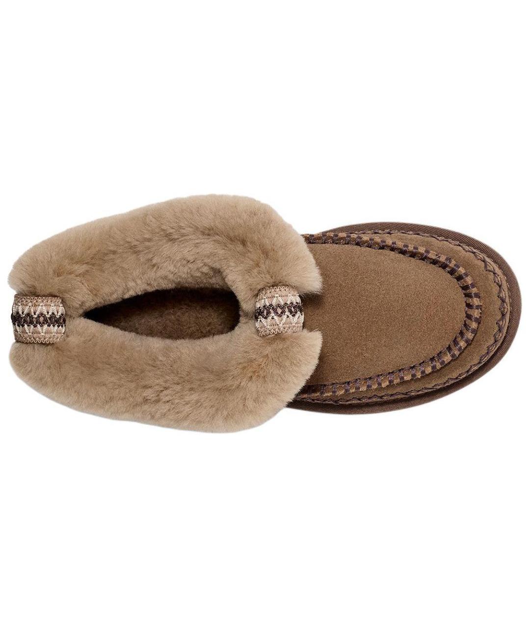 UGG AUSTRALIA Бежевые замшевые ботинки, фото 5