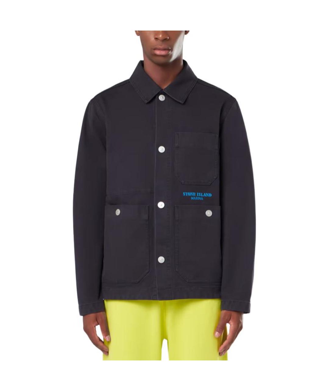 STONE ISLAND Синяя куртка, фото 4