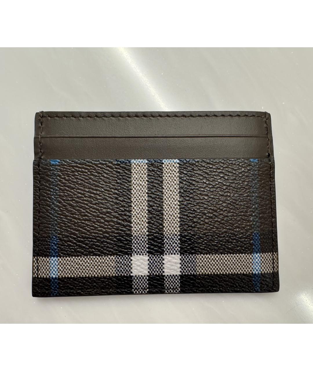 BURBERRY Коричневый кожаный кардхолдер, фото 9