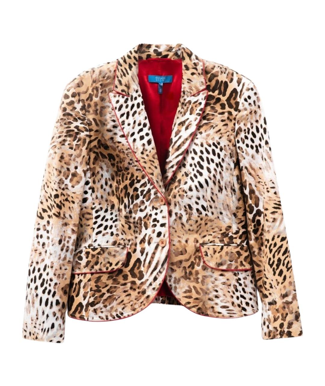 ESCADA Мульти хлопко-эластановый жакет/пиджак, фото 1