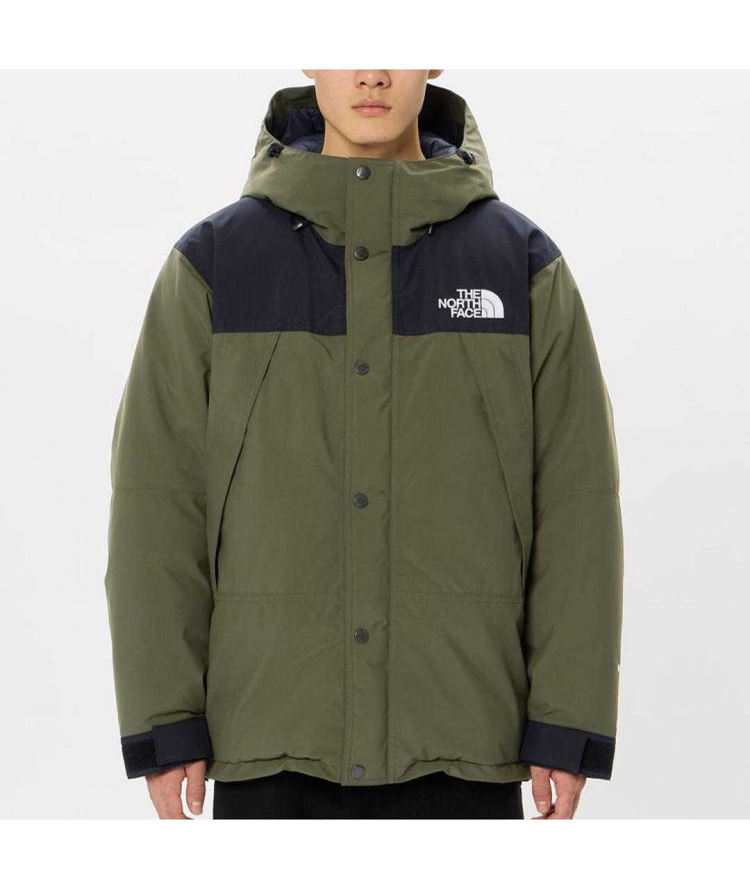 THE NORTH FACE Зеленый полиамидовый пуховик, фото 3