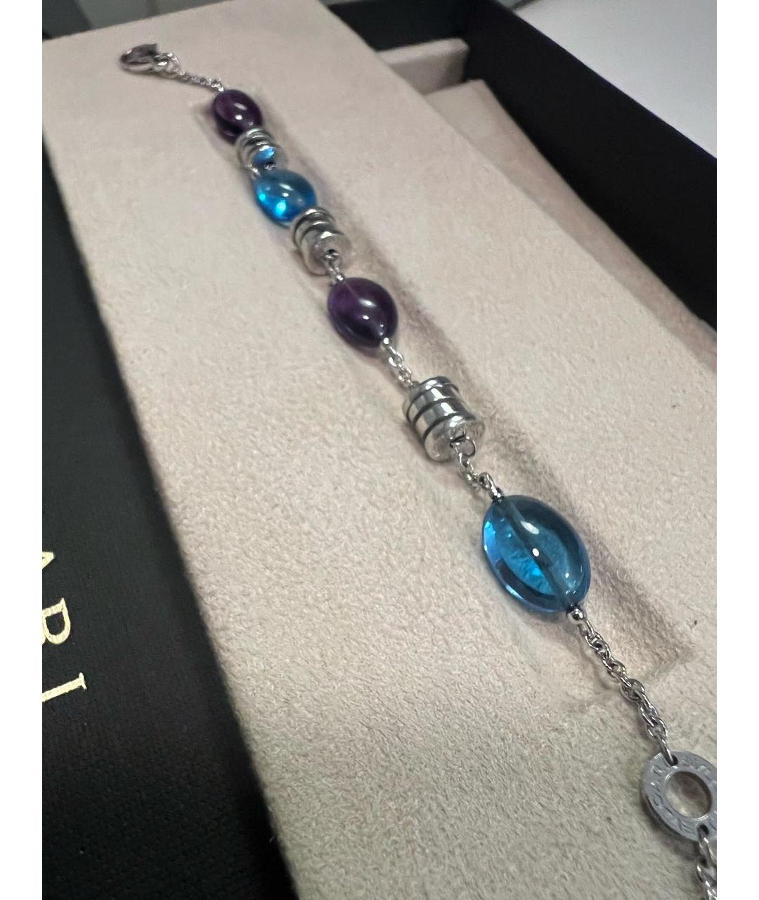 BVLGARI Красный браслет из белого золота, фото 7