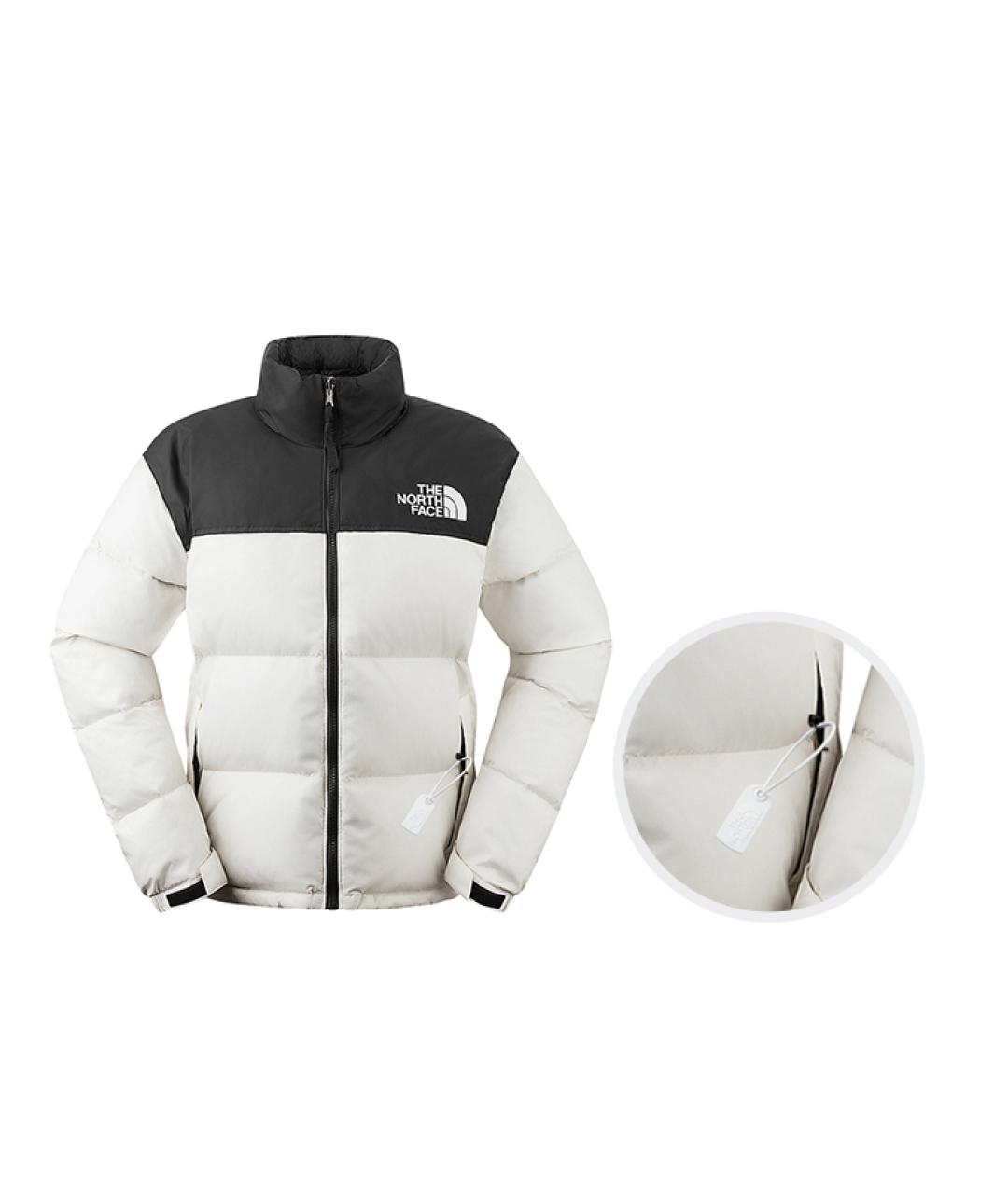 THE NORTH FACE Белая полиамидовая куртка, фото 2