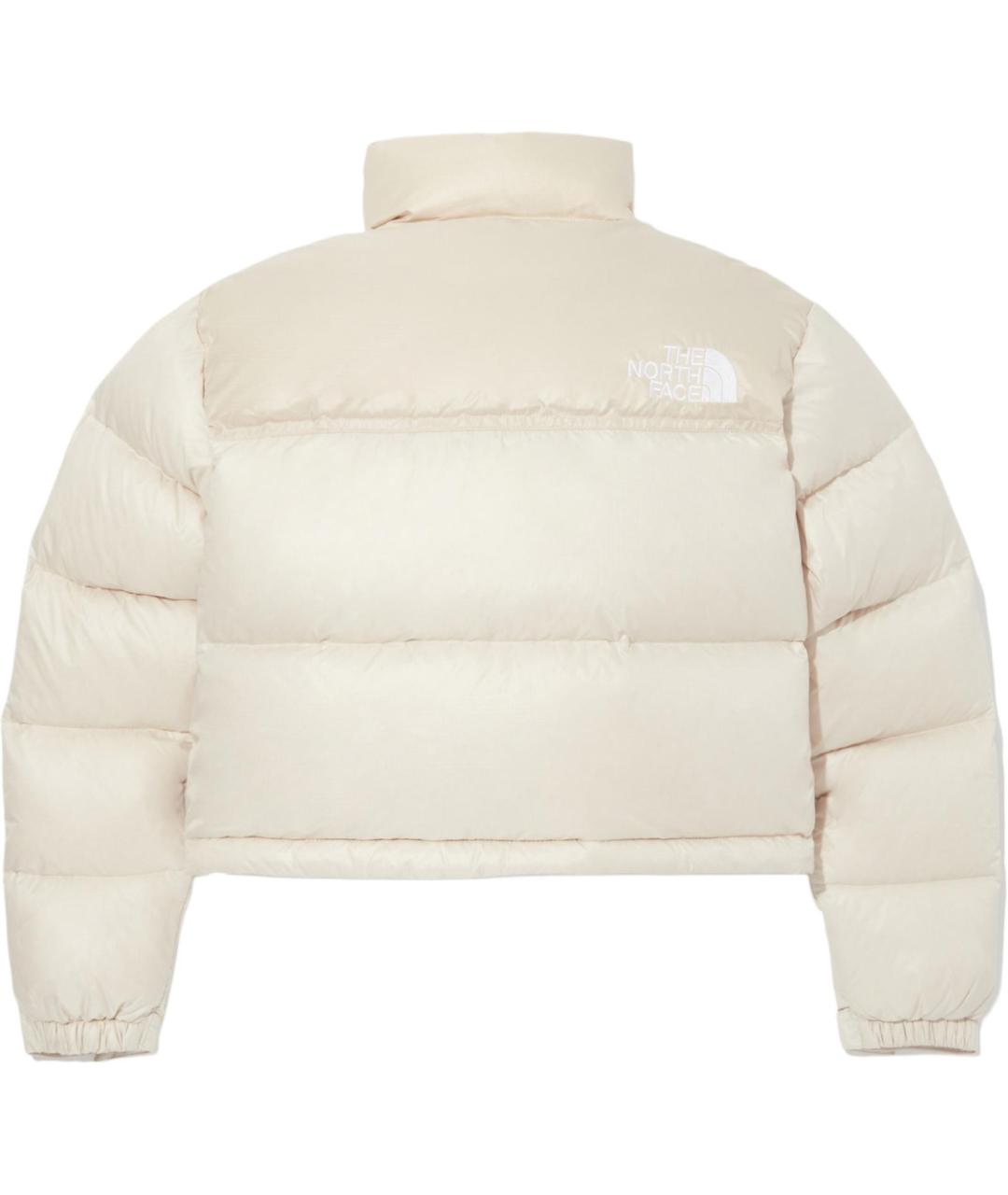 THE NORTH FACE Бежевый полиамидовый пуховик, фото 2