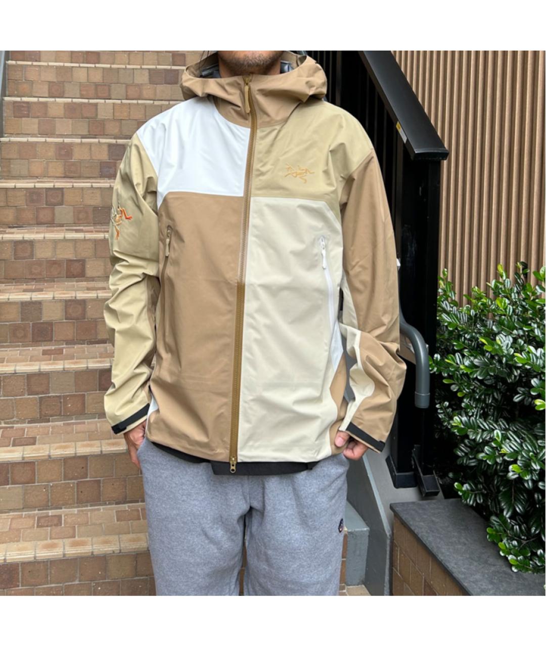 ARCTERYX Бежевая синтетическая спортивная куртка, фото 3