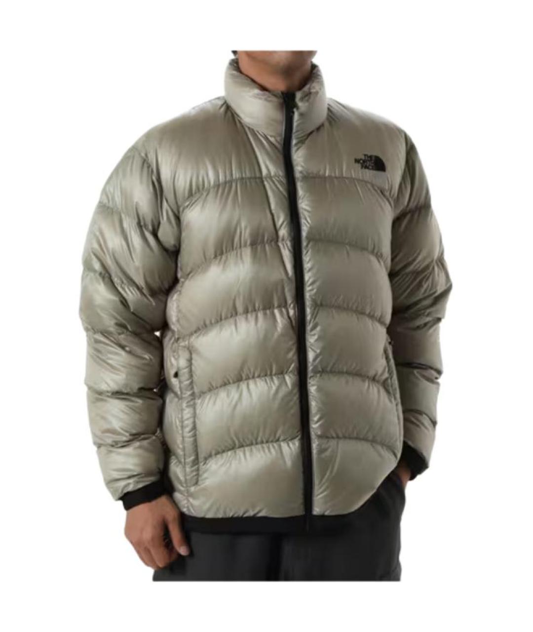 THE NORTH FACE Серый полиамидовый пуховик, фото 6