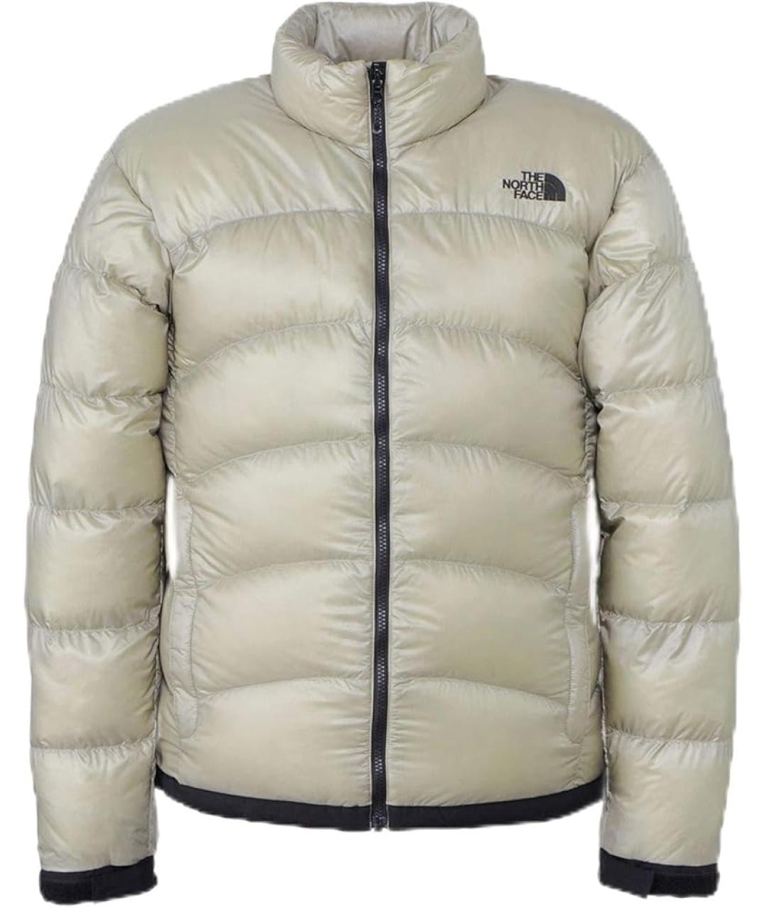 THE NORTH FACE Серый полиамидовый пуховик, фото 1