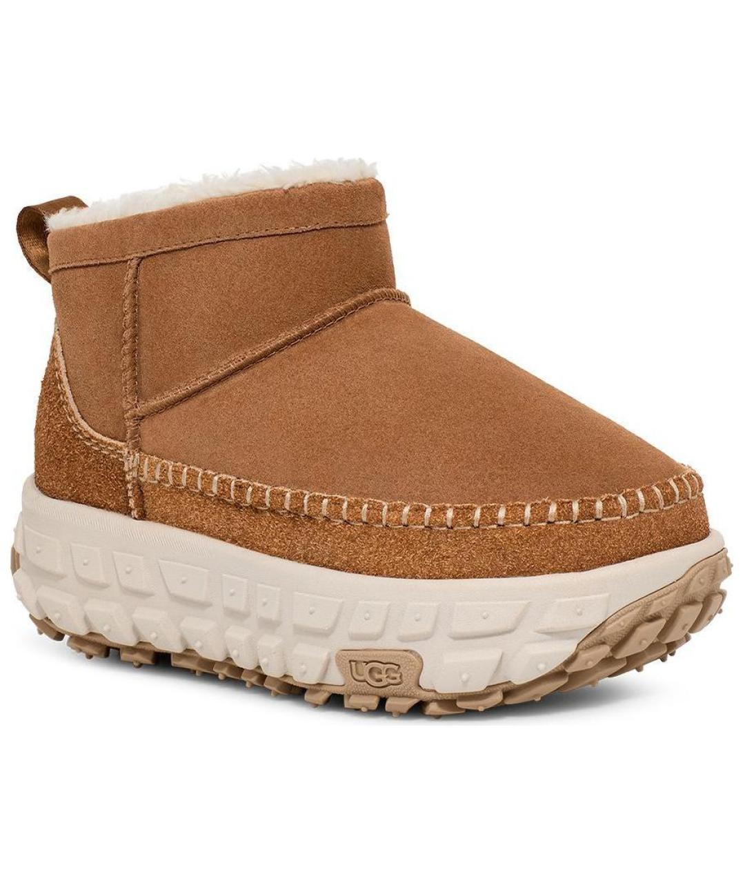 UGG AUSTRALIA Коричневые нубуковые высокие ботинки, фото 3