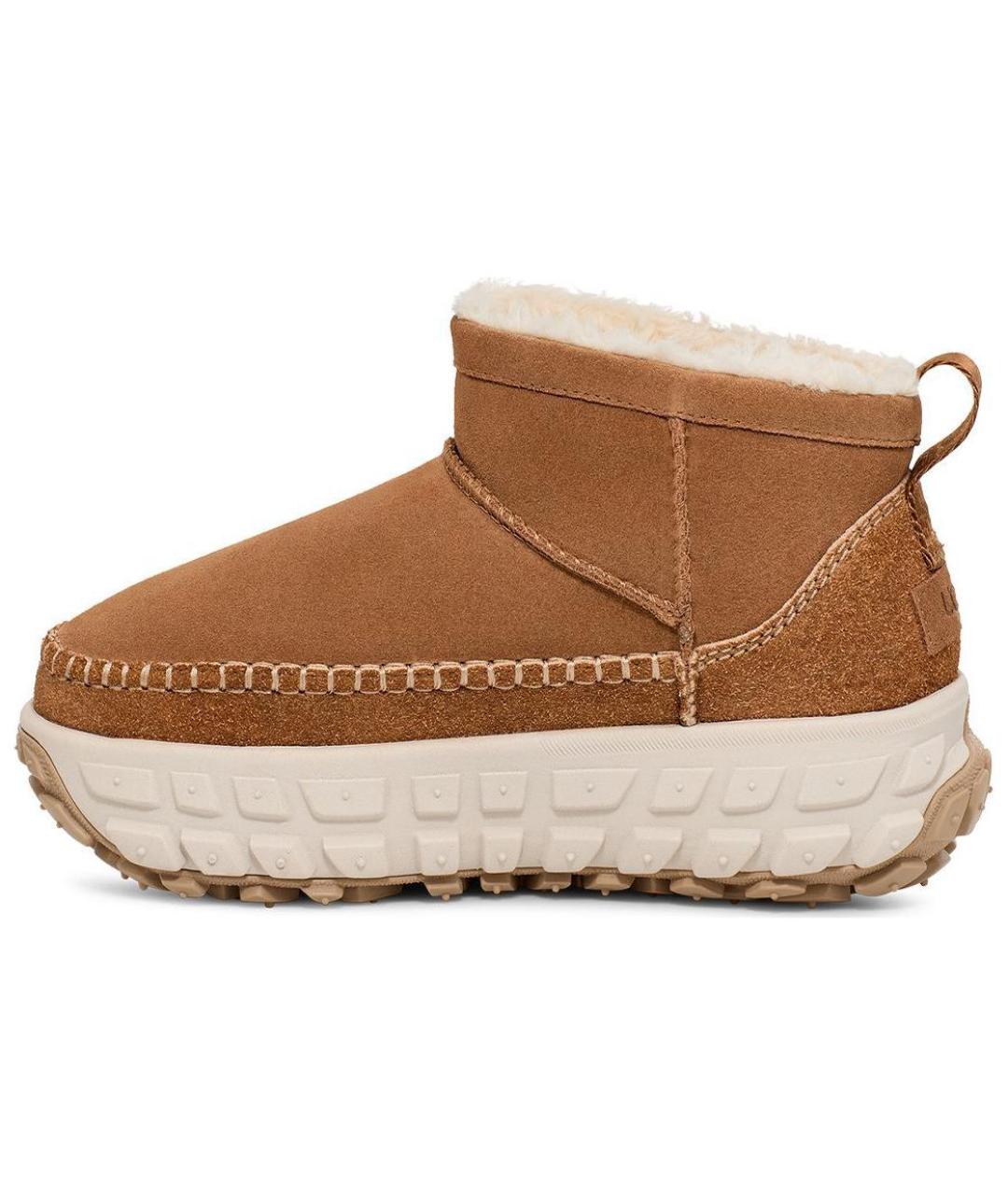 UGG AUSTRALIA Коричневые нубуковые высокие ботинки, фото 2