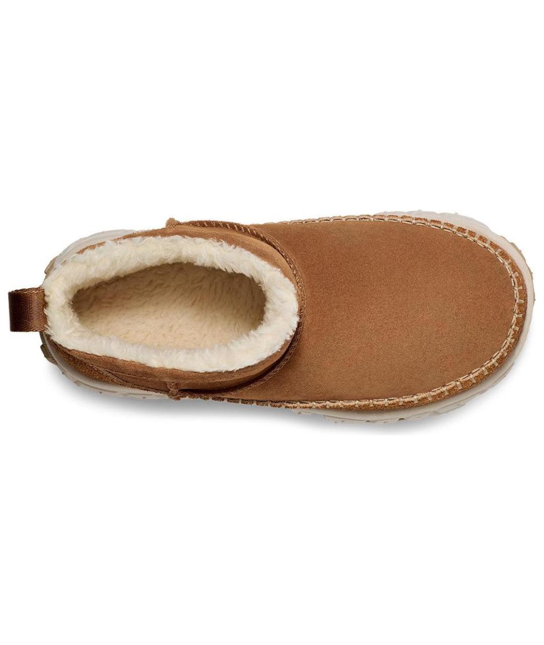 UGG AUSTRALIA Коричневые нубуковые высокие ботинки, фото 5