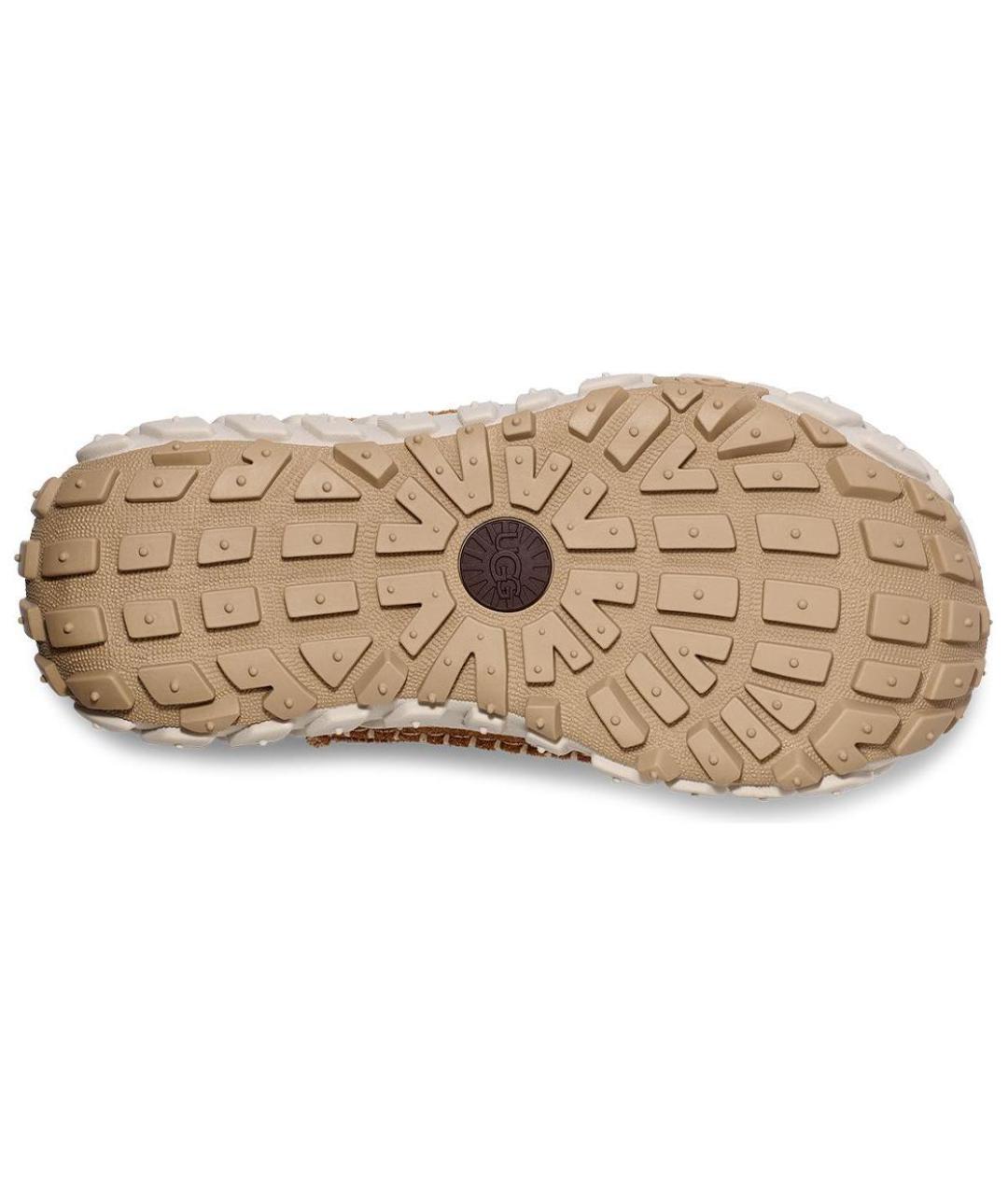 UGG AUSTRALIA Коричневые нубуковые высокие ботинки, фото 6