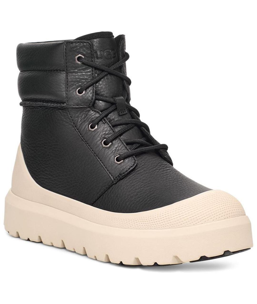 UGG AUSTRALIA Черные низкие ботинки, фото 3