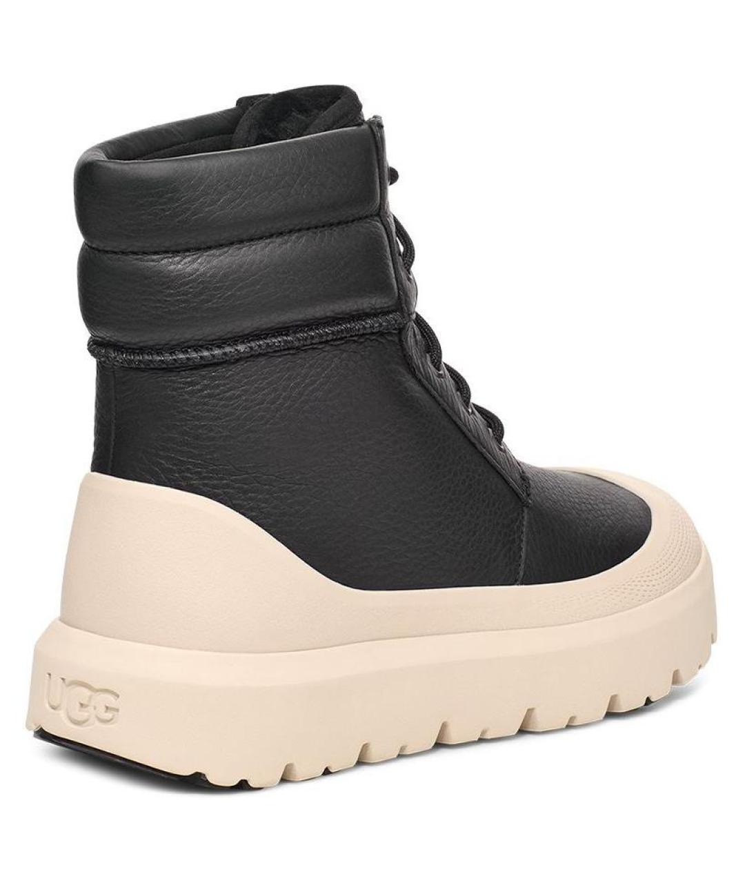 UGG AUSTRALIA Черные низкие ботинки, фото 4