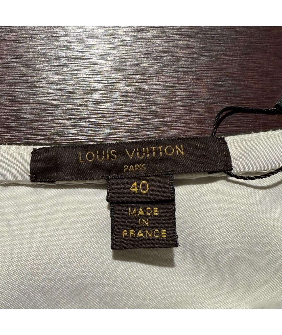 LOUIS VUITTON Зеленая вискозная юбка макси, фото 5