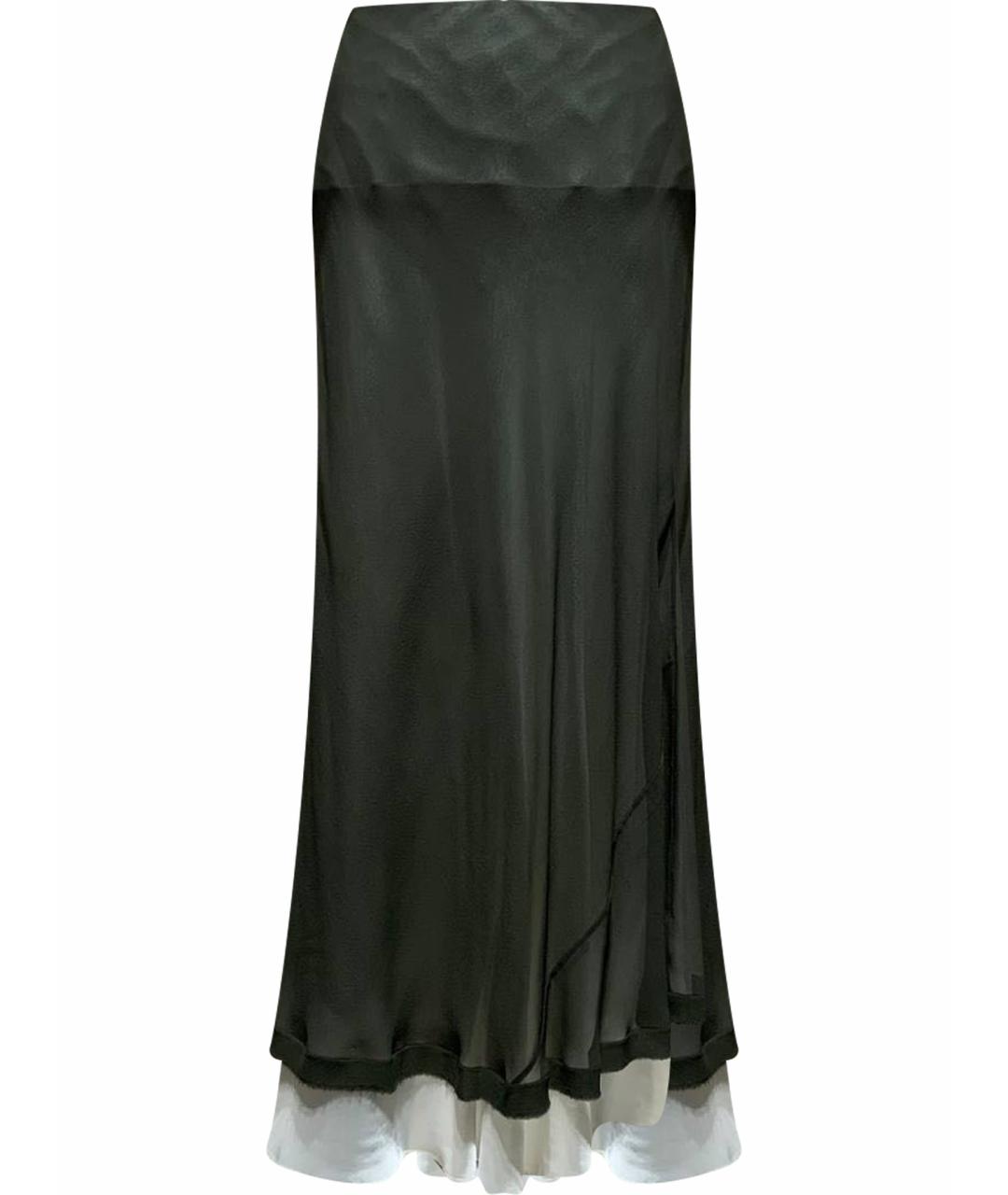 LOUIS VUITTON Зеленая вискозная юбка макси, фото 1