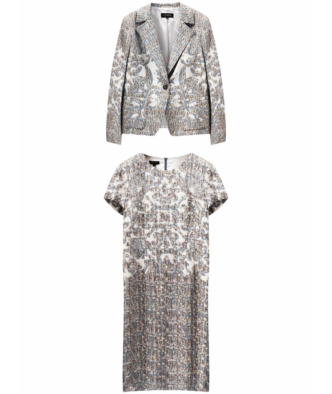 ESCADA Мульти хлопковый костюм с юбками, фото 1