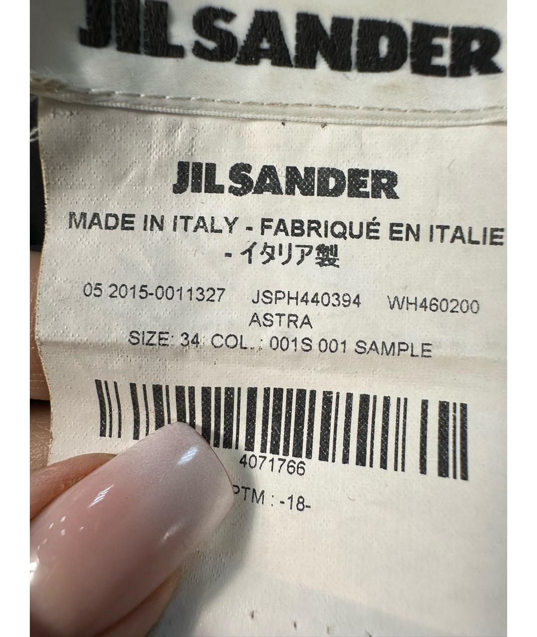 JIL SANDER Черная полиэстеровая куртка, фото 4