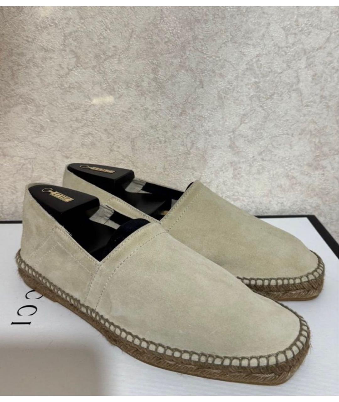 TOM FORD Бежевые замшевые эспадрильи, фото 6