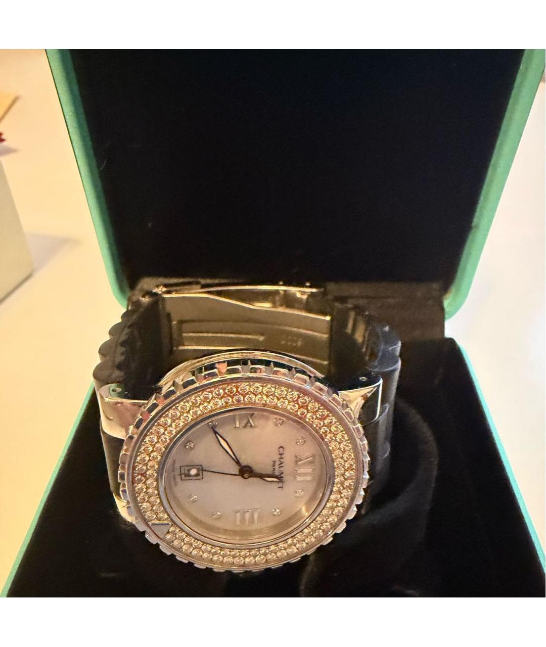 CHAUMET Белые металлические часы, фото 5