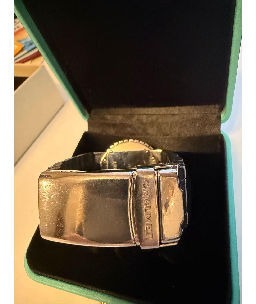 CHAUMET Белые металлические часы, фото 4