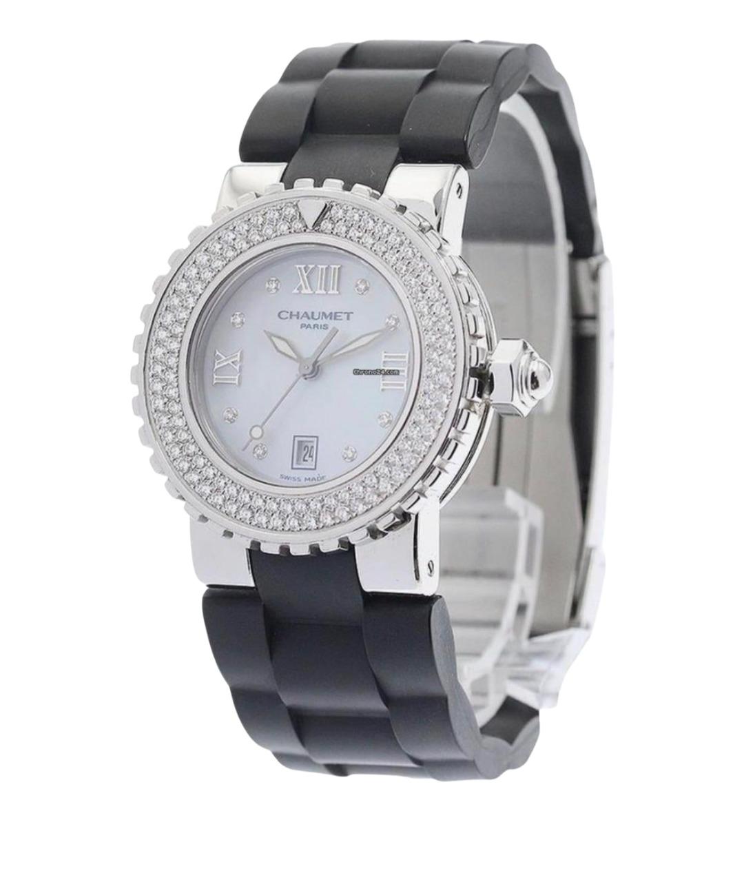 CHAUMET Белые металлические часы, фото 1