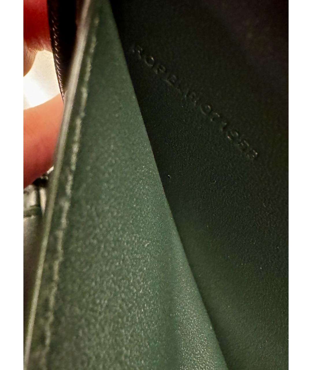 BURBERRY Зеленый кошелек, фото 6