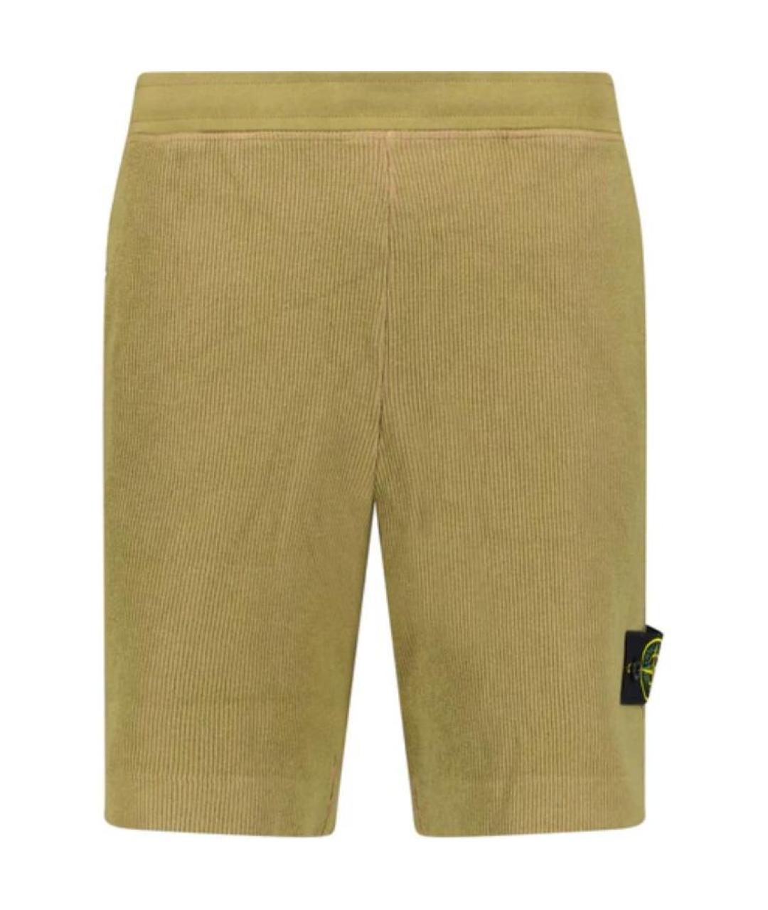 STONE ISLAND Желтые шорты, фото 1