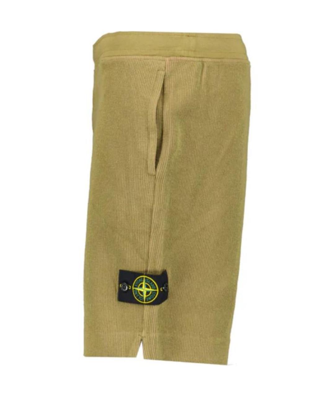 STONE ISLAND Желтые шорты, фото 2