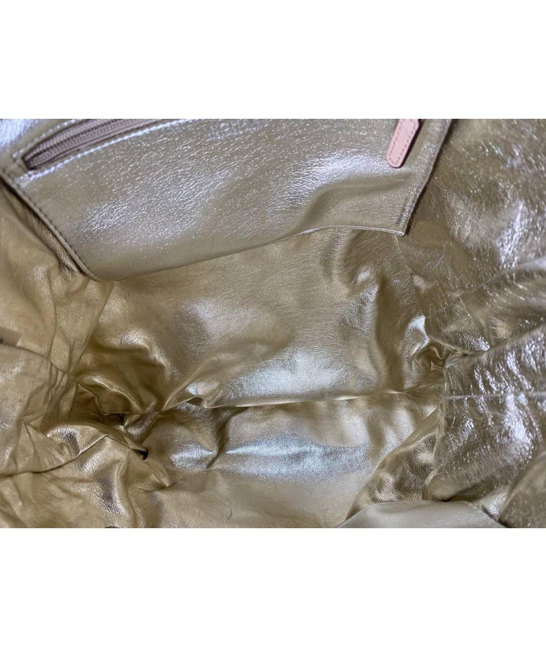 MICHAEL KORS Фиолетовая кожаная сумка тоут, фото 5