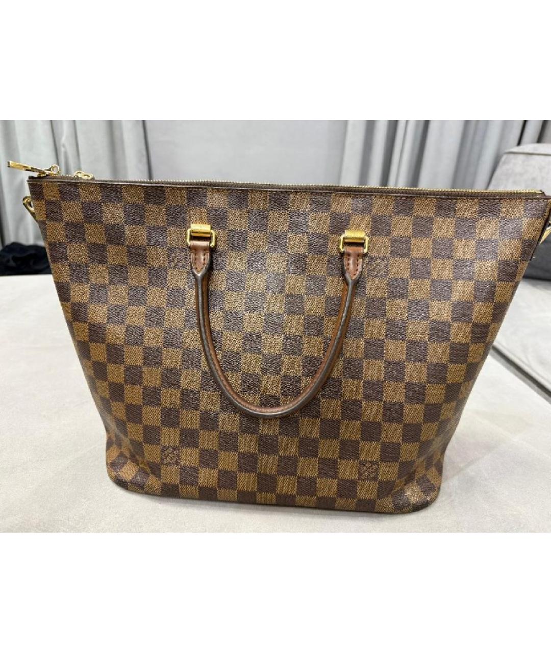 LOUIS VUITTON Коричневая сумка тоут, фото 3