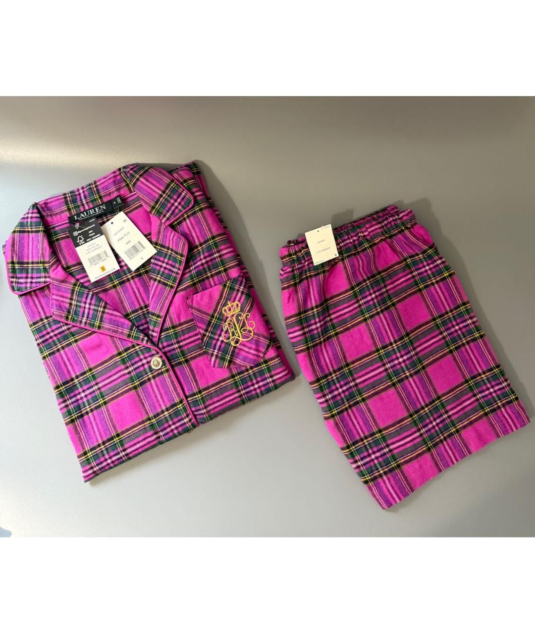 RALPH LAUREN Мульти вискозная пижама, фото 3