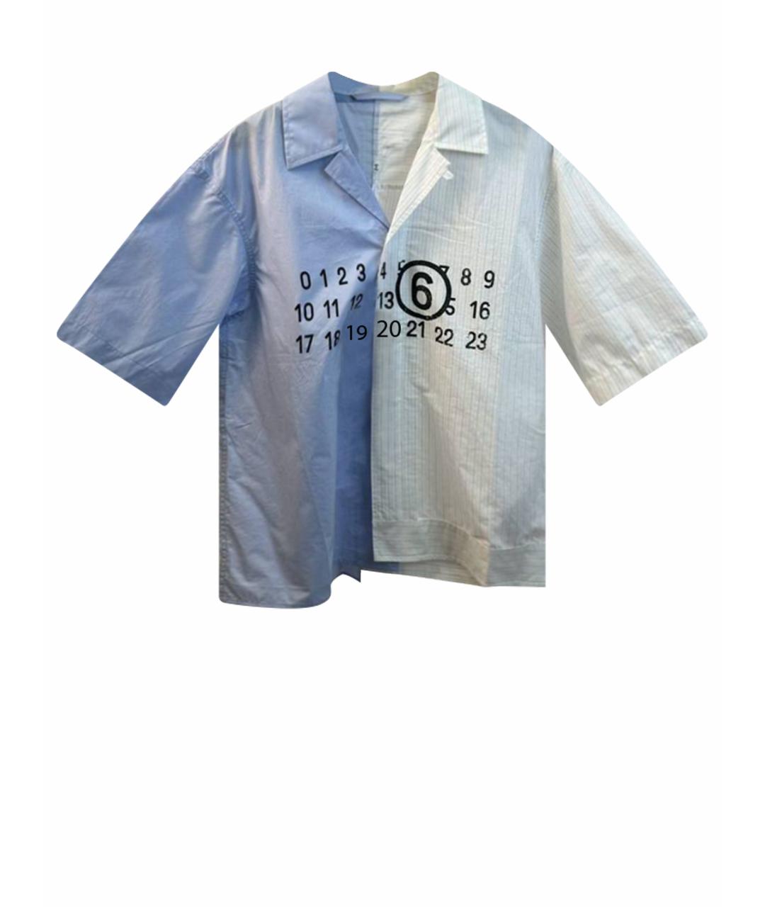 MM6 MAISON MARGIELA Мульти хлопковая кэжуал рубашка, фото 1