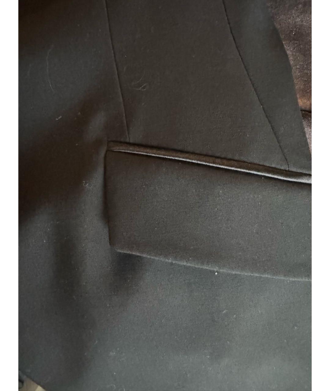 MCQ ALEXANDER MCQUEEN Черный шерстяной жакет/пиджак, фото 7