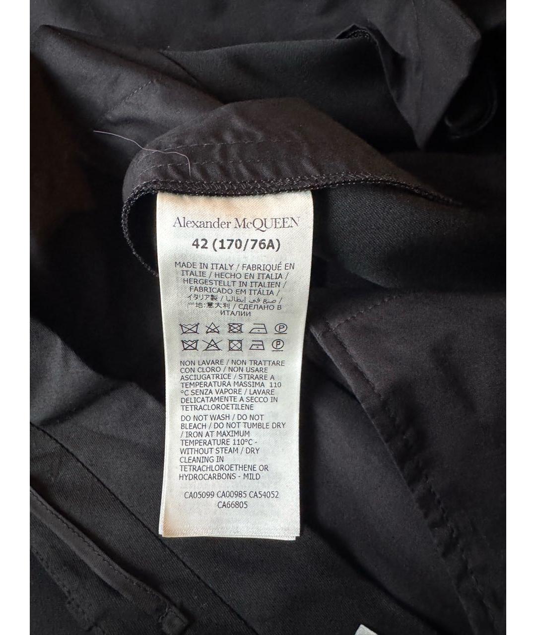 MCQ ALEXANDER MCQUEEN Черный шерстяной жакет/пиджак, фото 5