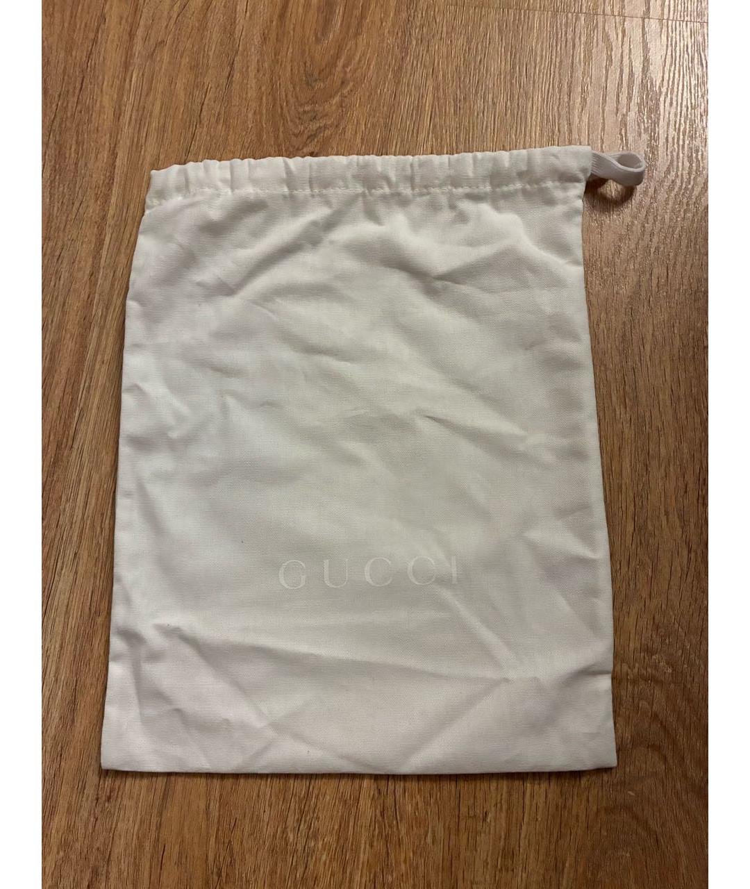 GUCCI Коричневая кожаная сумка через плечо, фото 7