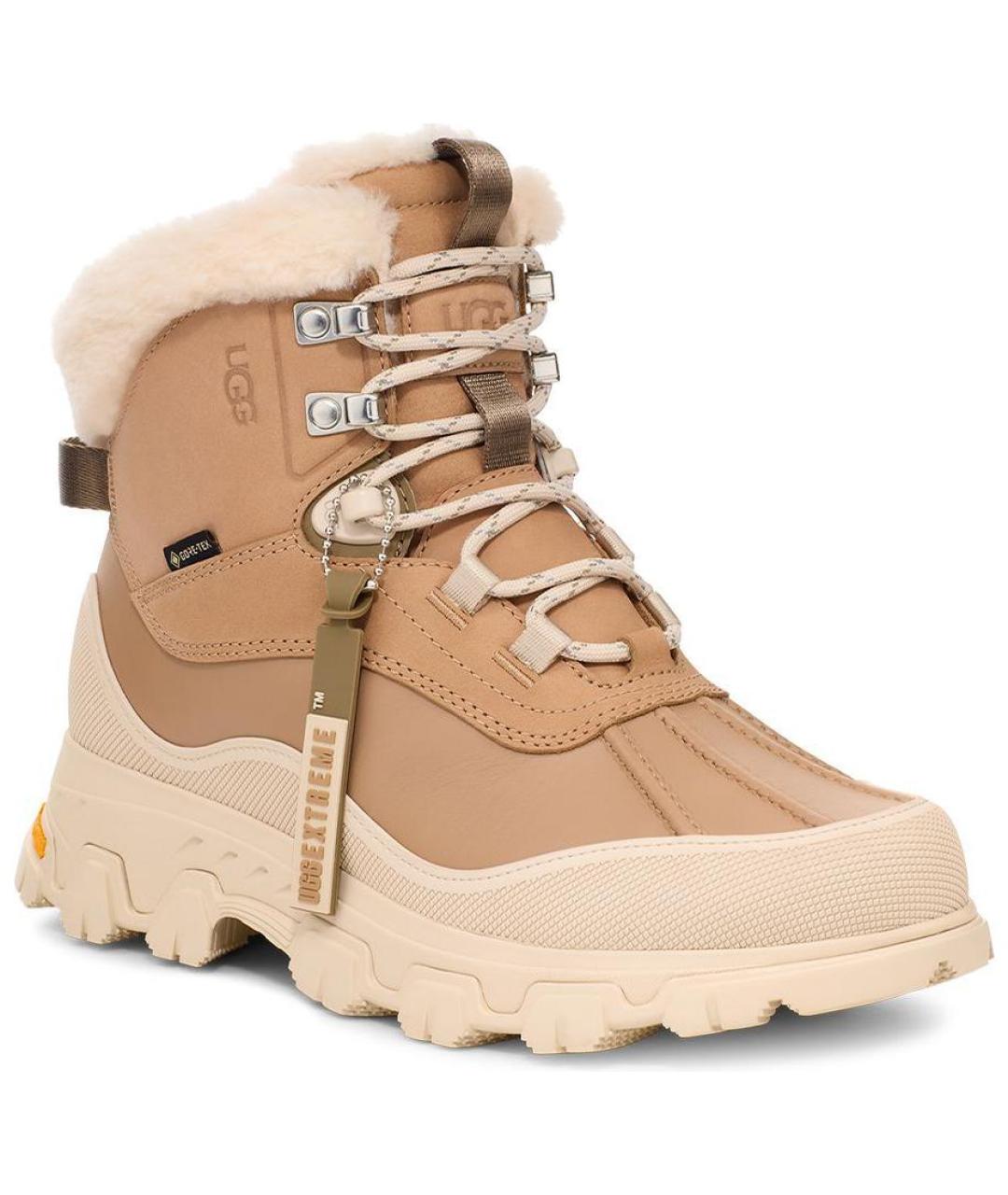 UGG AUSTRALIA Бежевые ботинки, фото 3