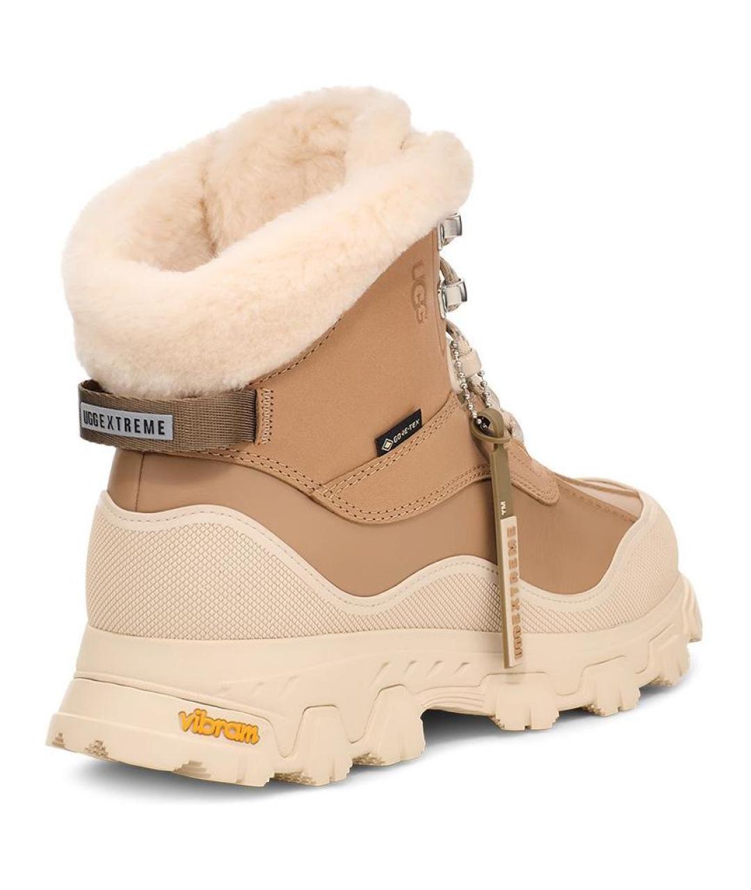 UGG AUSTRALIA Бежевые ботинки, фото 4