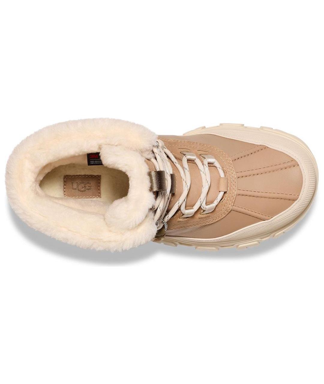 UGG AUSTRALIA Бежевые ботинки, фото 5