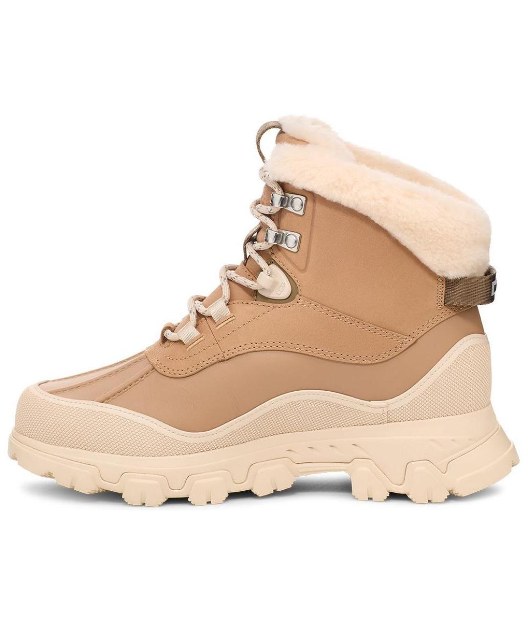 UGG AUSTRALIA Бежевые ботинки, фото 2