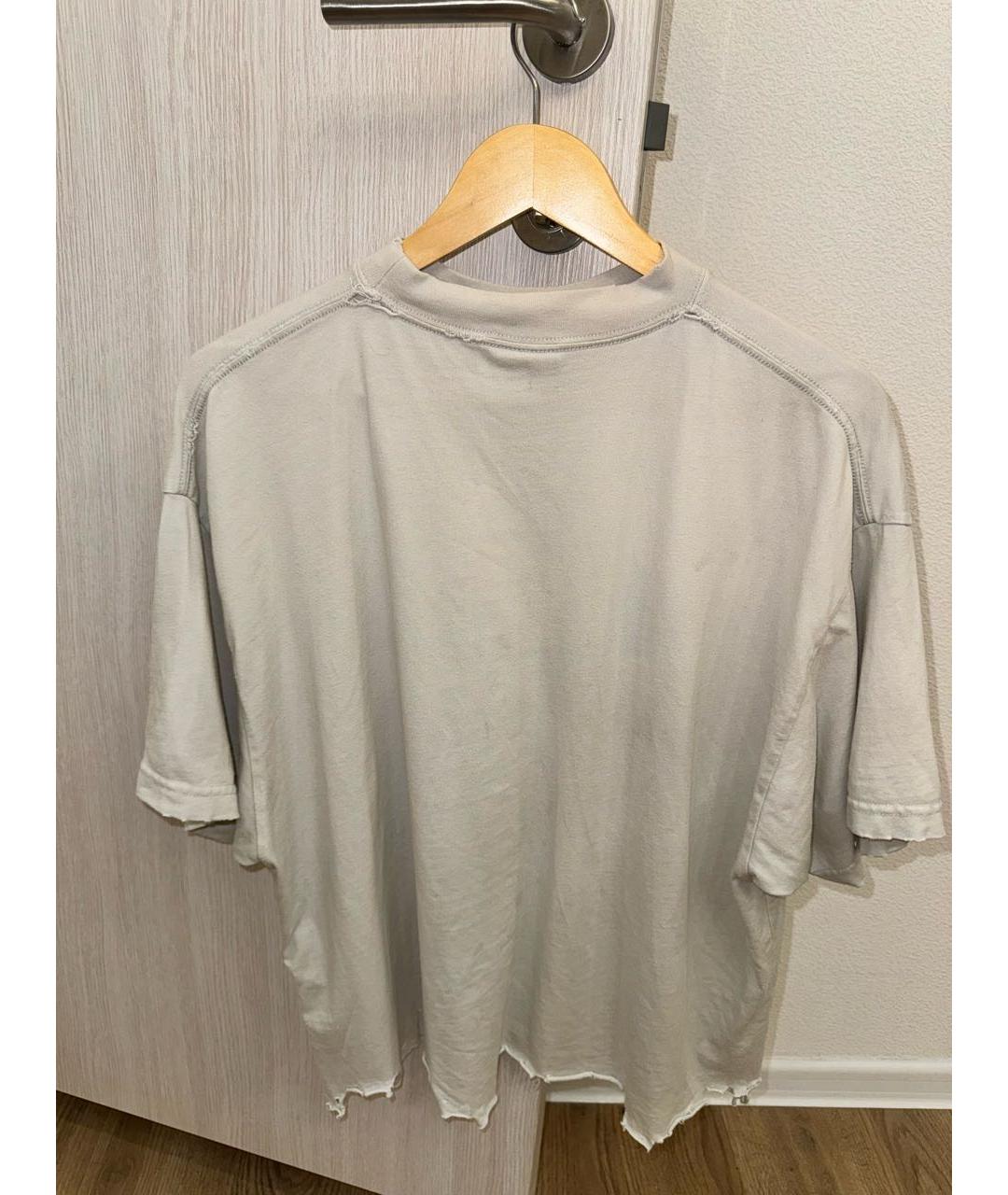 BALENCIAGA Белая хлопковая футболка, фото 2