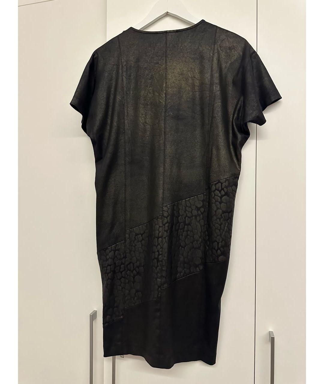 DIESEL Черное полиэстеровое повседневное платье, фото 3