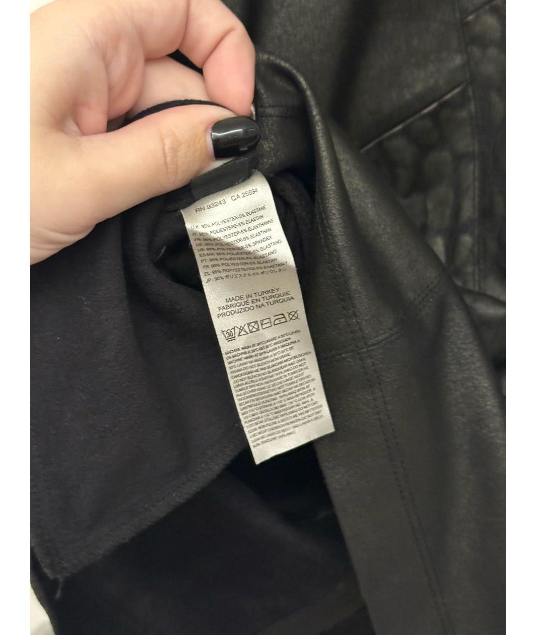 DIESEL Черное полиэстеровое повседневное платье, фото 6