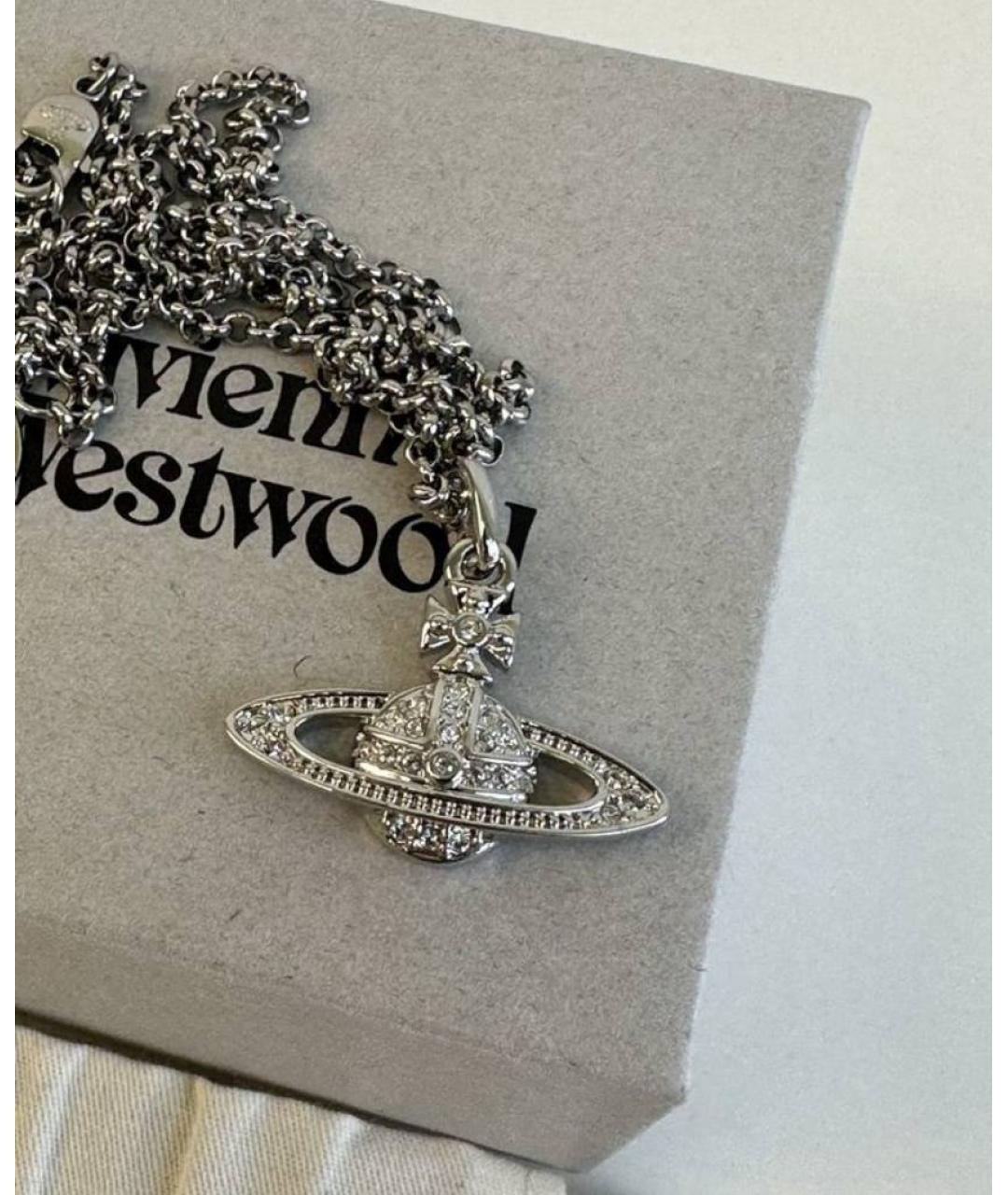 VIVIENNE WESTWOOD Серебряная металлическая подвеска, фото 2