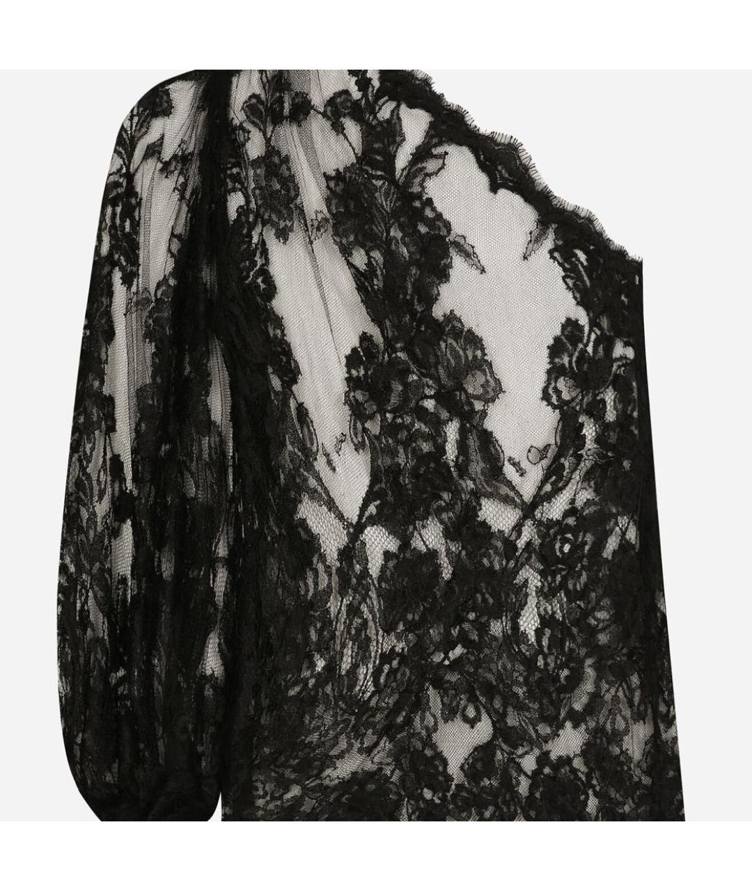 DOLCE&GABBANA Черная вискозная блузы, фото 2
