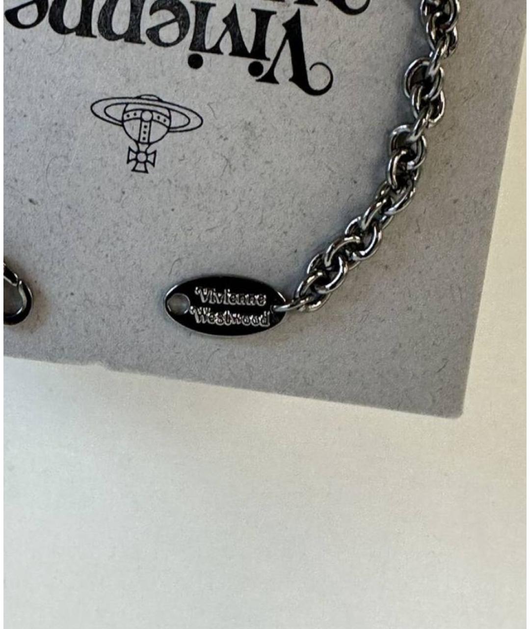 VIVIENNE WESTWOOD Серебрянный серебряный браслет, фото 3