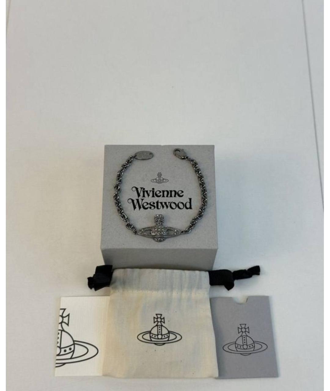 VIVIENNE WESTWOOD Серебрянный серебряный браслет, фото 7