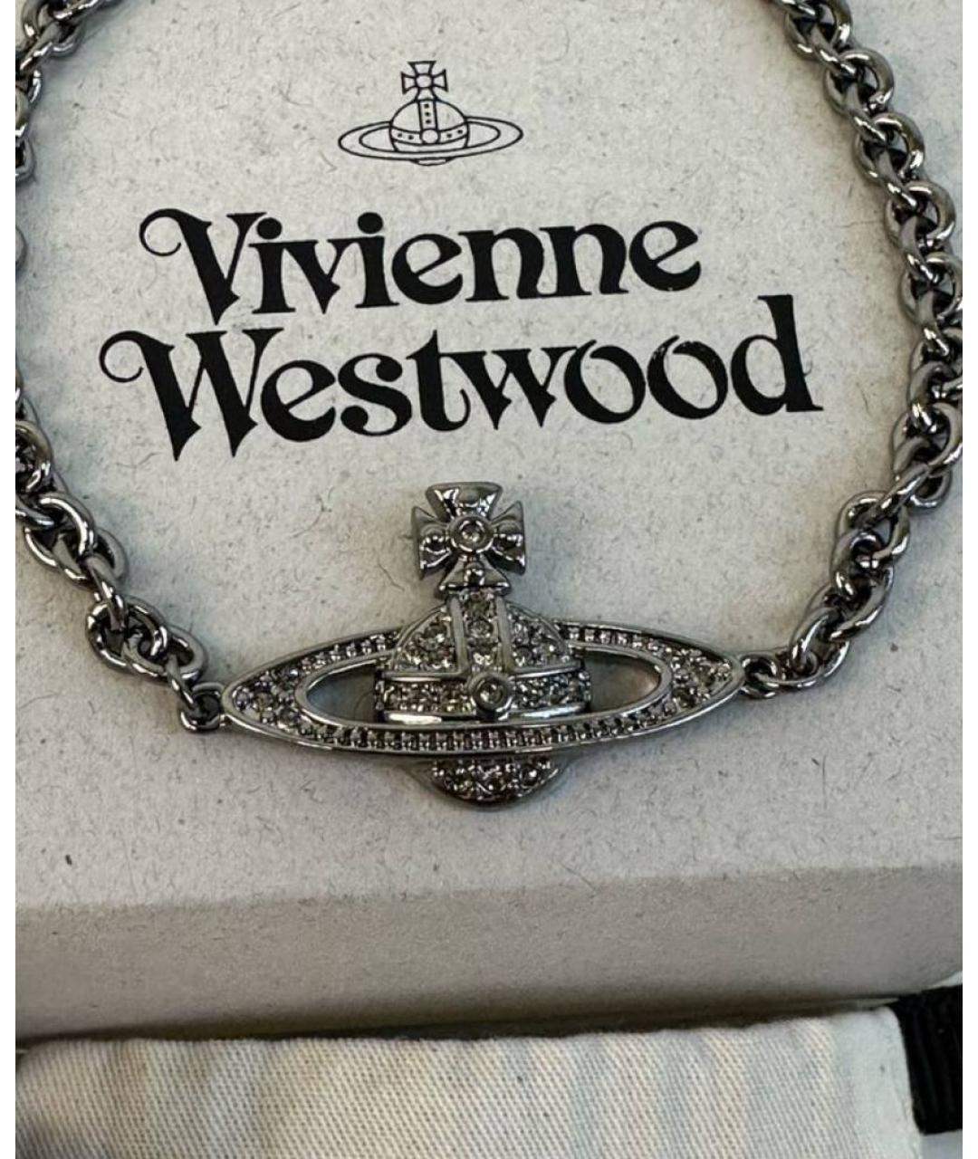 VIVIENNE WESTWOOD Серебрянный серебряный браслет, фото 2